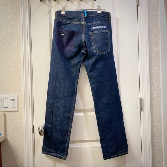 Luker by Neighborhood CMSS Common Sense 2011 Raw Dark Blue Denim Mens Size Small